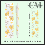 The plant collection bookmark & pen wrap Uvdtf decals