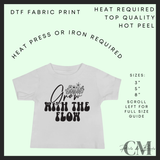 Grow with the flow DTF transfer