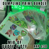 Dumpling print bundle (Uvdtf & dtf)