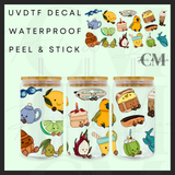 Summer jelly teddy 16oz uvdtf wrap