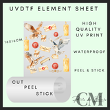 Messenger owls uvdtf element sheet