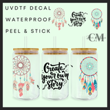 Create your own story 16oz Uvdtf wrap