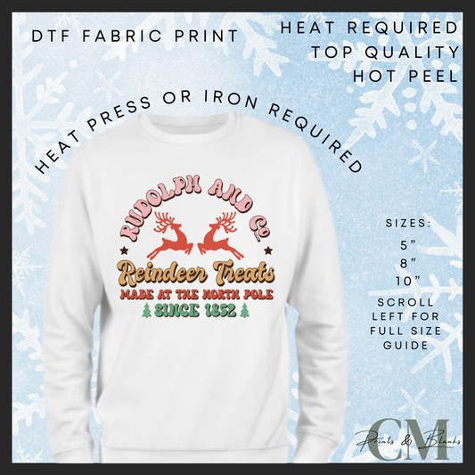 Rudolph and co DTF transfer