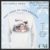 Christmas on the farm DTF transfer