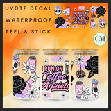 Coffee & anxiety 16oz Uvdtf wrap