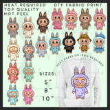 Monsters DTF transfers