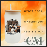 Vintage style Halloween Uvdtf single transfers (4” / 10cm)