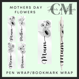 Mother’s Day flowers pen wraps and