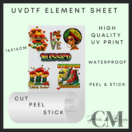 Blessed Uvdtf element sheet