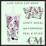 Cowgirl 24oz Uvdtf wrap