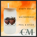 Vintage style Halloween Uvdtf single transfers (4” / 10cm)