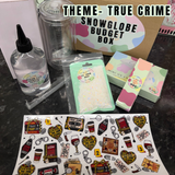SNOWGLOBE BUDGET BOX- make your own snowglobe tumbler kit