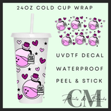 Love potion 24oz Uvdtf wrap