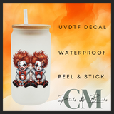 The twins Uvdtf single transfers (4” / 10cm)