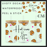 Hot cross buns hun Uvdtf 16oz wrap