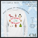 Have yourself a jelly little Christmas DTF transfer