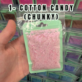 Chunky & fine glitter (1oz bags)