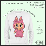 Monsters DTF transfers