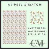 Neutral baby A4 Peel & Match Uvdtf sheet