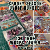 Spooky season 16oz Uvdtf bundle (13x wraps)