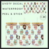 Sitting pretty repeated monsters 16oz Uvdtf wrap