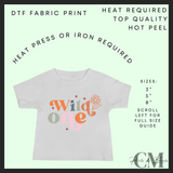 Wild one DTF transfer