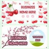 Custom PVC banner (120x60cm)