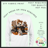 Halloween Skeleton DTF transfer