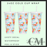 Summer pool 24oz Uvdtf wrap