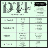 When I wake up pink floral DTF transfer