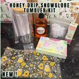 Honey drip snowglobe tumbler kit TESTER