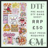 Positivity pre made DTF gang sheet (58x100cm)