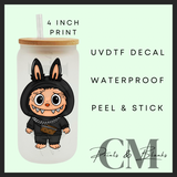 Monsters uvdtf single decal (4”, 10cm)