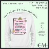Give yourself DTF transfer