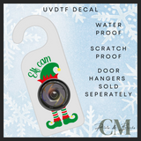 Elf cam Uvdtf door hanger transfer