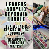 Leavers acrylic keychain bundle