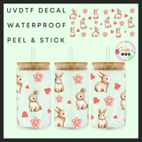 rabbits & flowers 16oz uvdtf wrap