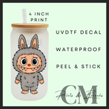 Monsters uvdtf single decal (4”, 10cm)