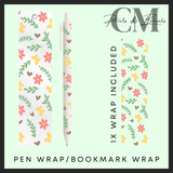 The plant collection bookmark & pen wrap Uvdtf decals