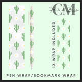 The plant collection bookmark & pen wrap Uvdtf decals