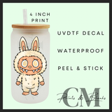 Monsters uvdtf single decal (4”, 10cm)