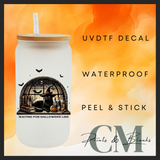 Vintage style Halloween Uvdtf single transfers (4” / 10cm)