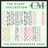 The plant collection bookmark & pen wrap Uvdtf decals