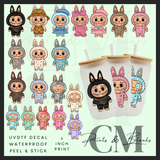 Monsters uvdtf single decal (4”, 10cm)