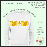 ADHD DTF transfer