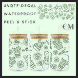 Green cacti 16oz Uvdtf wrap