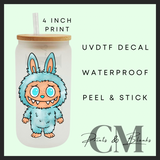 Monsters uvdtf single decal (4”, 10cm)