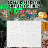 Acrylic keychains shapes & prints