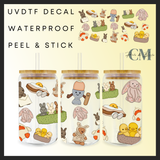 Small Easter Jelly teddy 16oz Uvdtf wrap