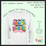 Be the reason crochet DTF transfer